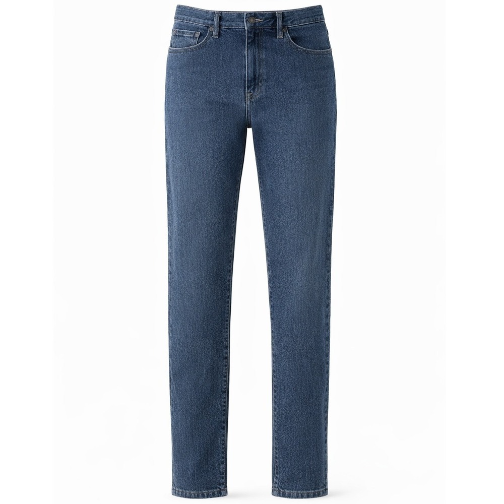 Vintage‎ 55 Denim Trousers Mens 48 IT 30 US Dark Blue Selvedge Carrot Fit Italy